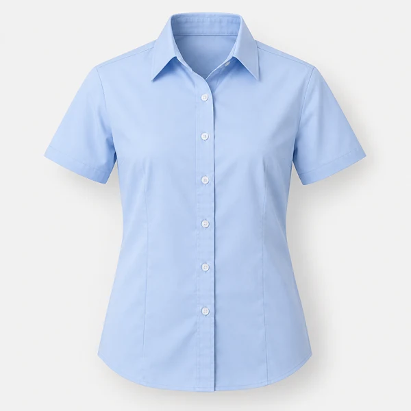 Modelo ilustrativo: Camisa social de manga curta